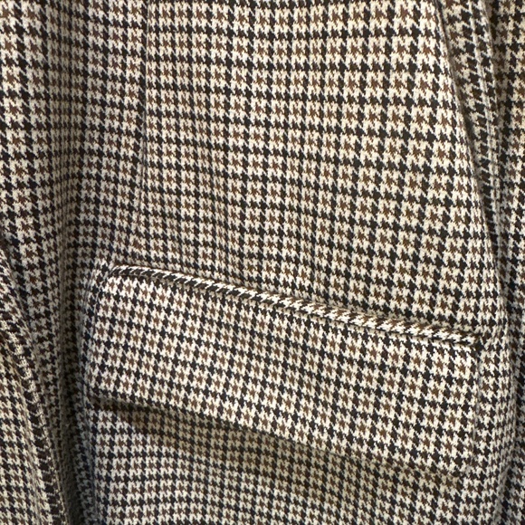 Houndstooth plus size women’s blazer - Picture 2 of 3